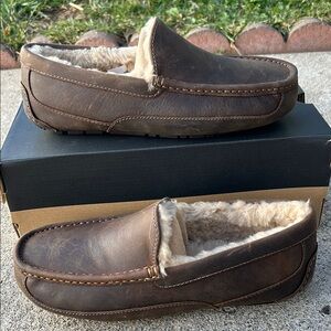 UGG Chocolate Leather Loafers